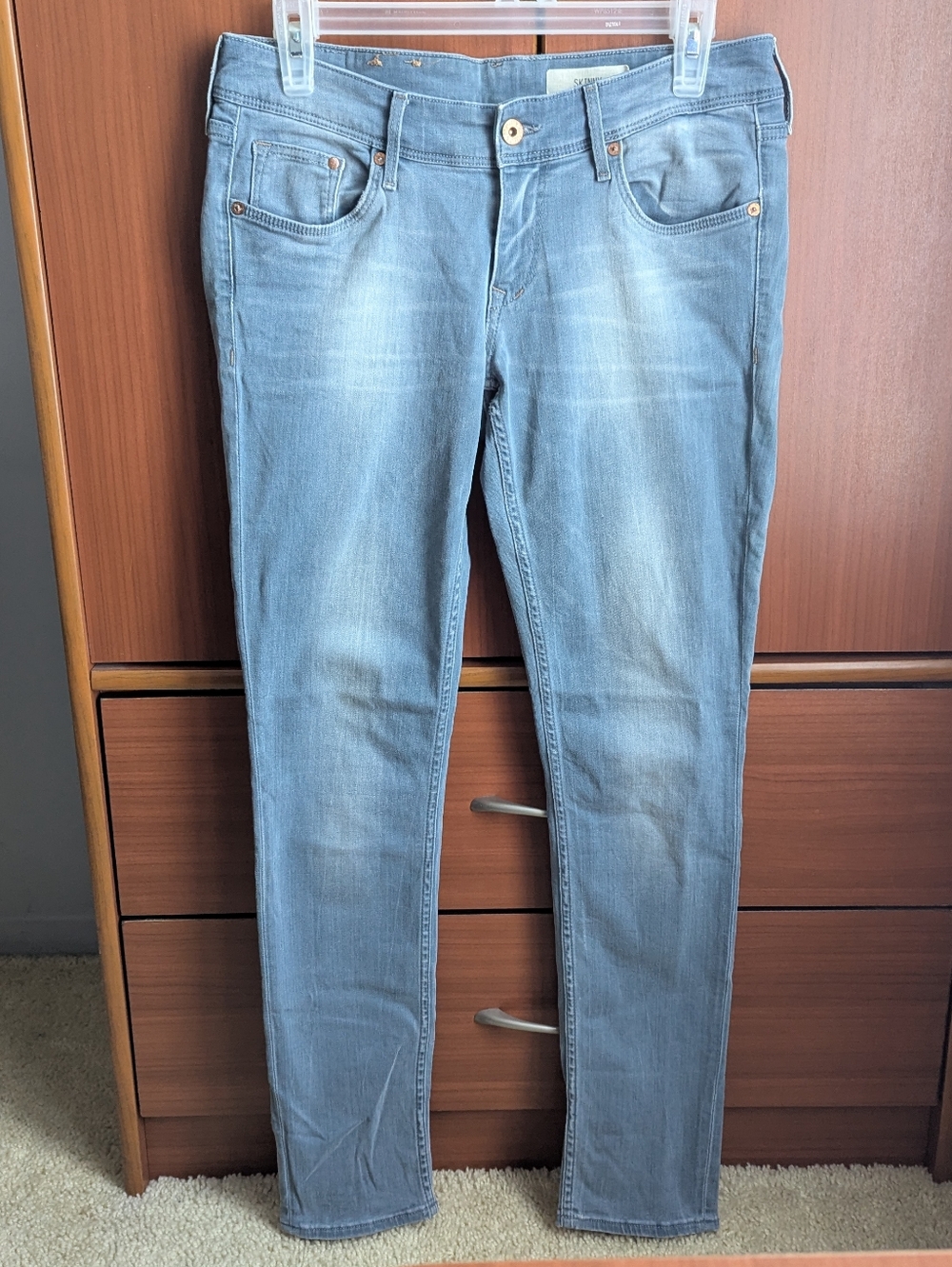 &denim by H&M stone blue skinny jeans size 29x30
